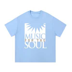 We're Walking Each Other Home — Back Print Tee - Blue, L