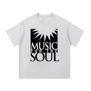 The Greatest Gift of All Is Presence — Back Print Tee - White Gray, 2XL