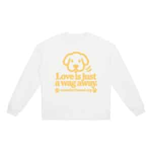 Music for the Soul — Heavyweight Crewneck Sweatshirt - White, M