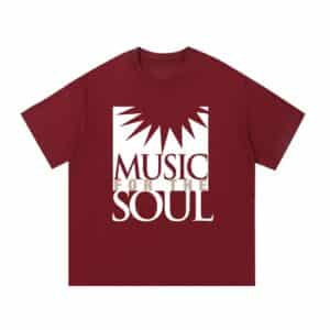 We're Walking Each Other Home — Back Print Tee - Wine Red, L