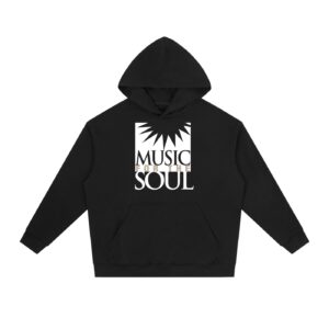 Music for the Soul — White & Gold Logo Hoodie