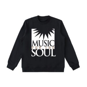Music for the Soul — White & Gold Logo Sweatshirt