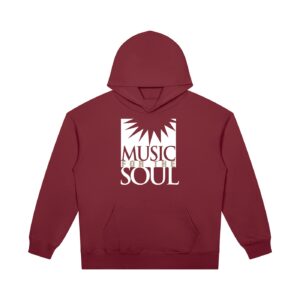 SongCare Wear — Heavyweight Hoodie - Wine Red, XL