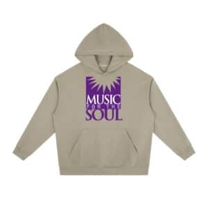 Music for the Soul — Purple Logo Hoodie