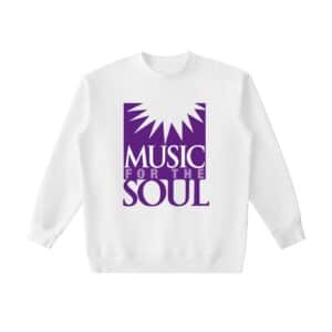 Music for the Soul — Purple & White Logo Sweatshirt