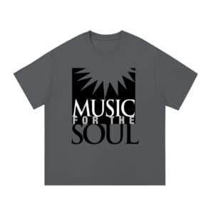 The Greatest Gift of All Is Presence — Back Print Tee - Dark Gray, S